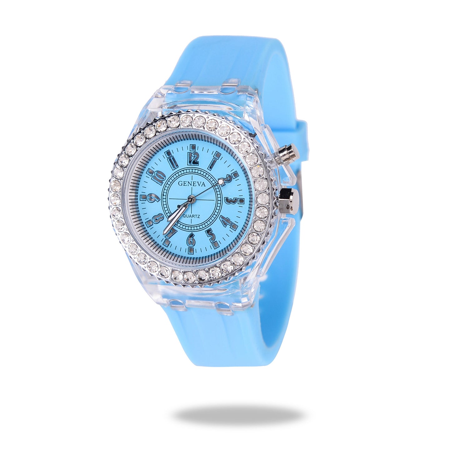 Montre à quartz LED lumineuse