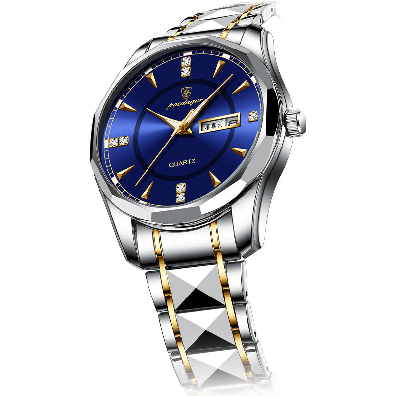 NMontre homme moderne en acier tungstène haut de gamme