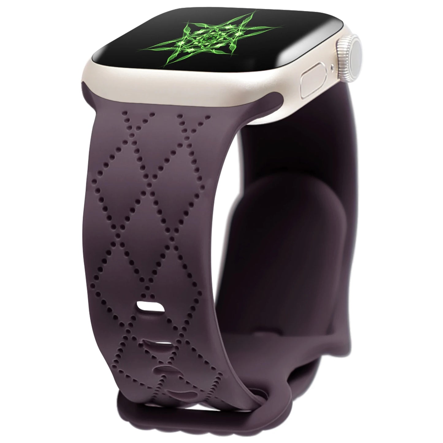 Bracelet en silicone pour Apple Watch. Disponible dans une variété de tailles et couleurs
