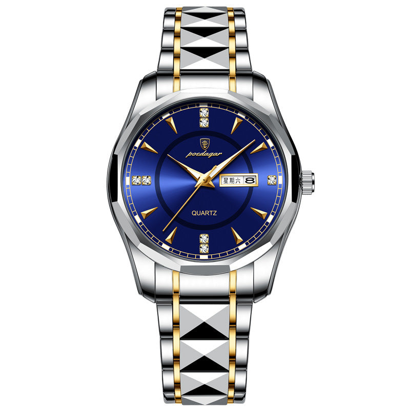 NMontre homme moderne en acier tungstène haut de gamme