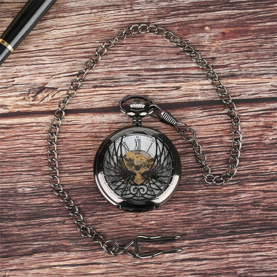 Montre de poche mécanique à boîtier creux