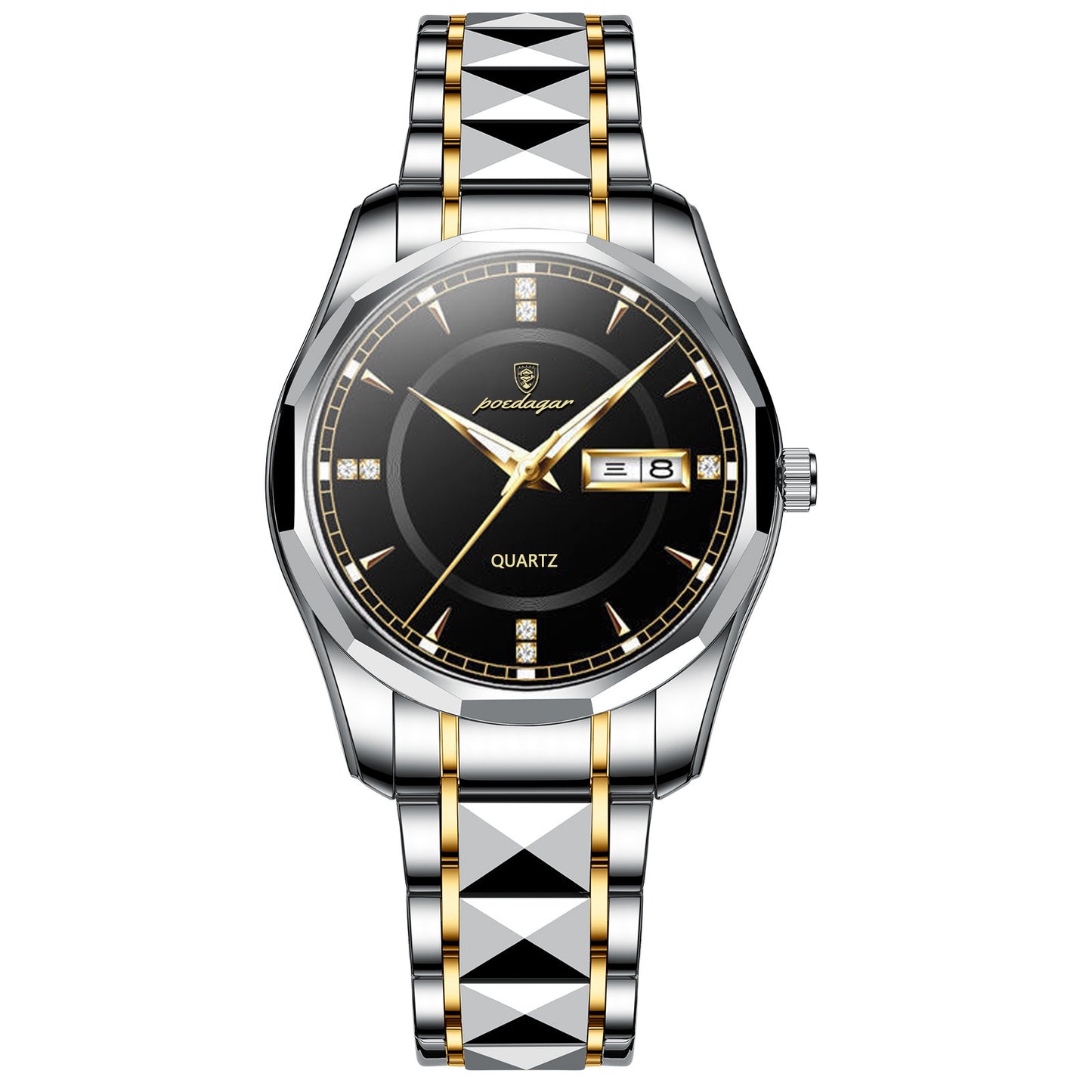 NMontre homme moderne en acier tungstène haut de gamme