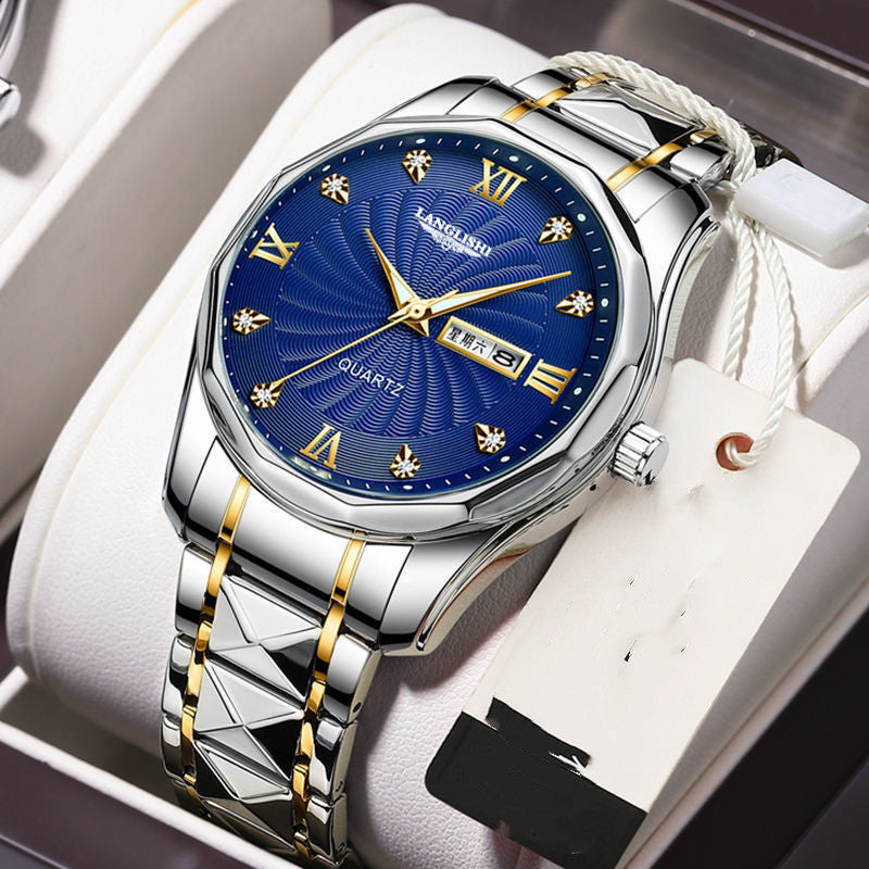 NMontre homme moderne en acier tungstène haut de gamme