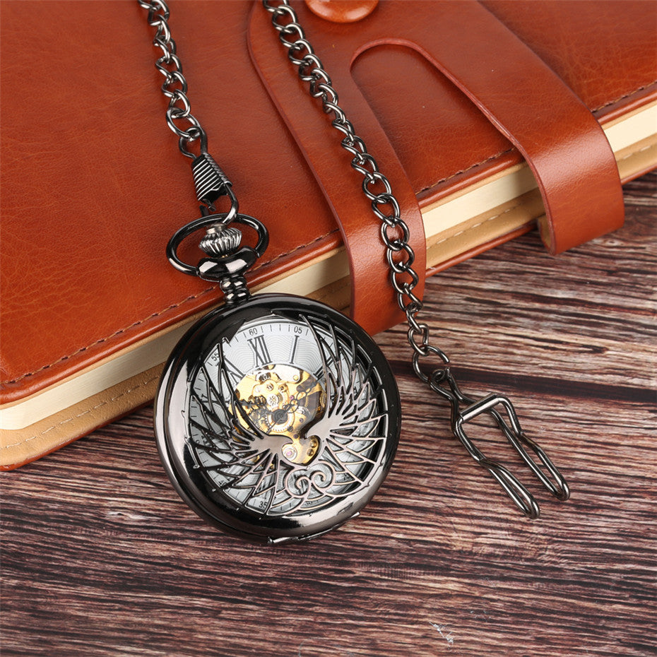 Montre de poche mécanique à boîtier creux