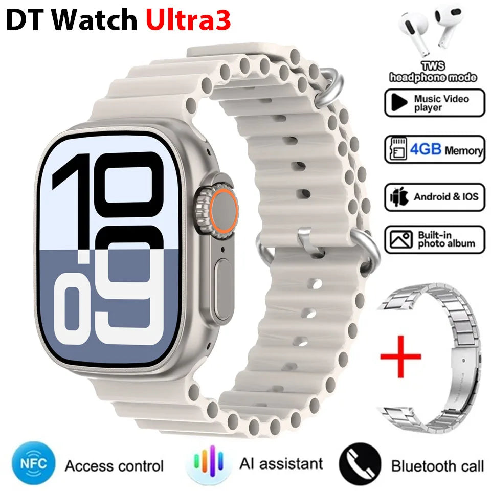 Montre intelligente complète DT Ultra 3