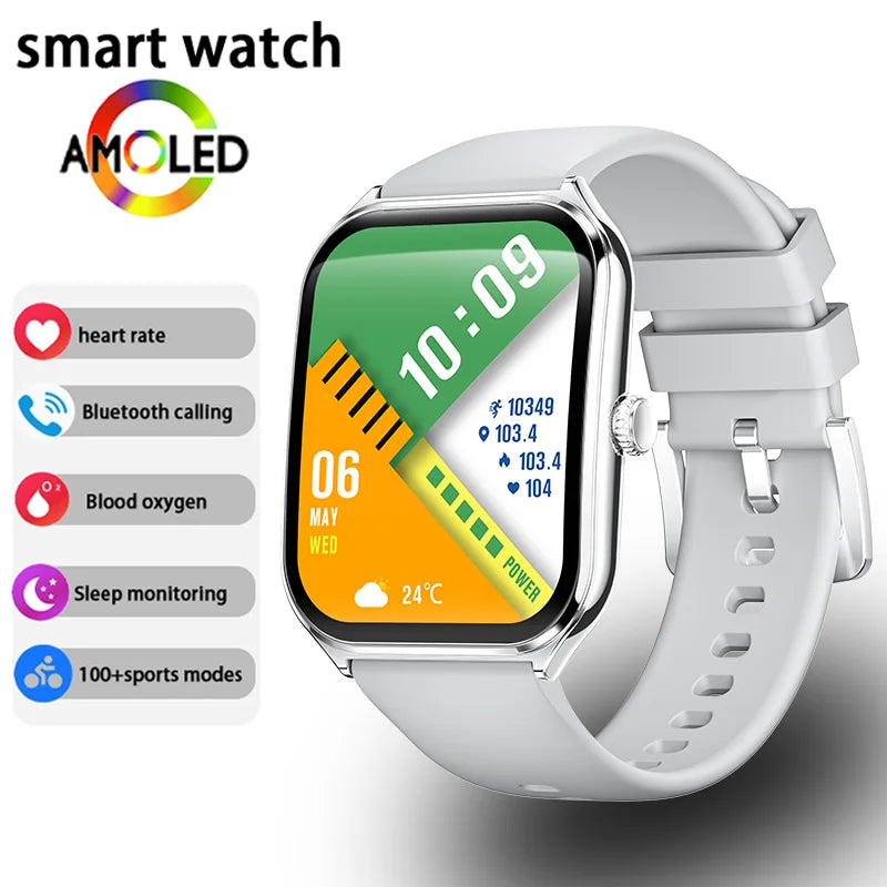 Montre connectée ultra-fine avec écran AMOLED 1,96" HD