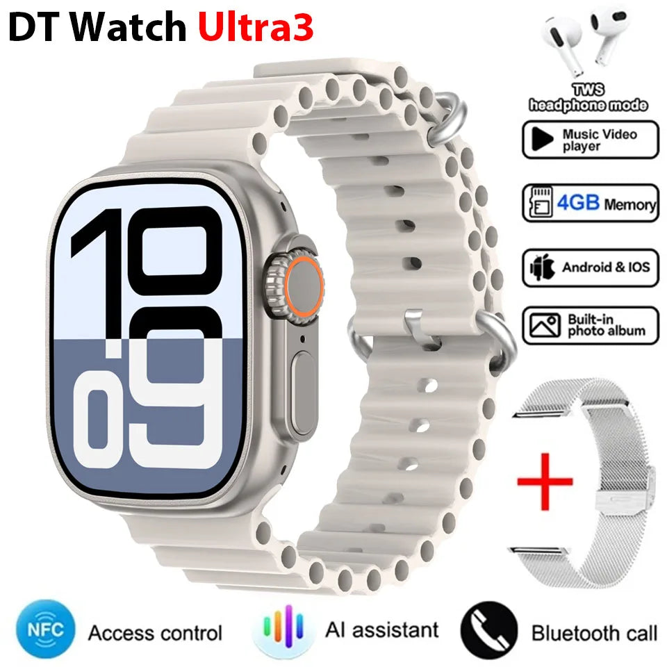 Montre intelligente complète DT Ultra 3