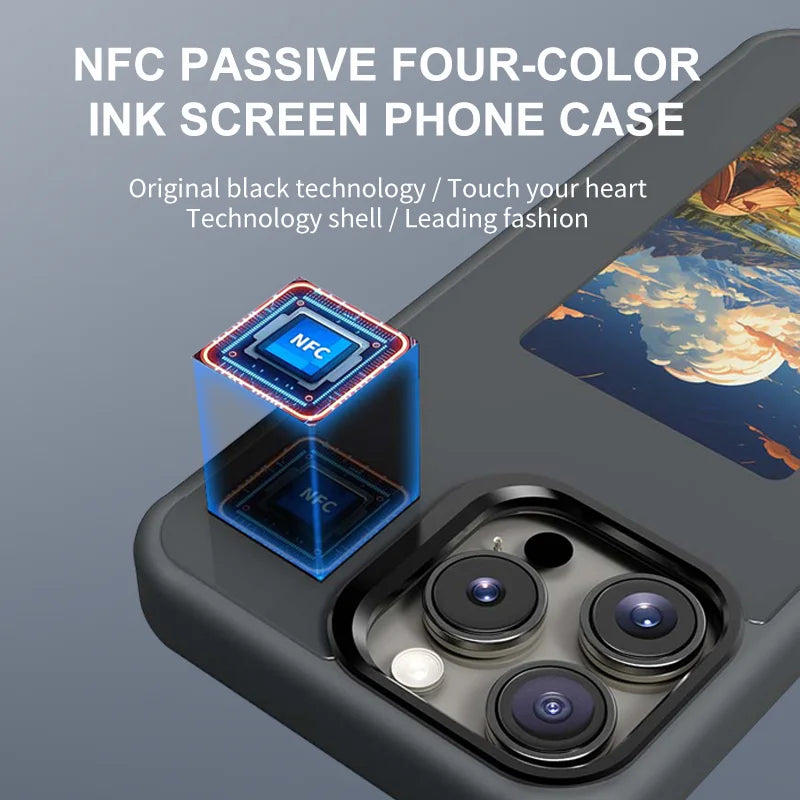 Coque iphone innovante dotée d’un écran E Ink 4 couleurs