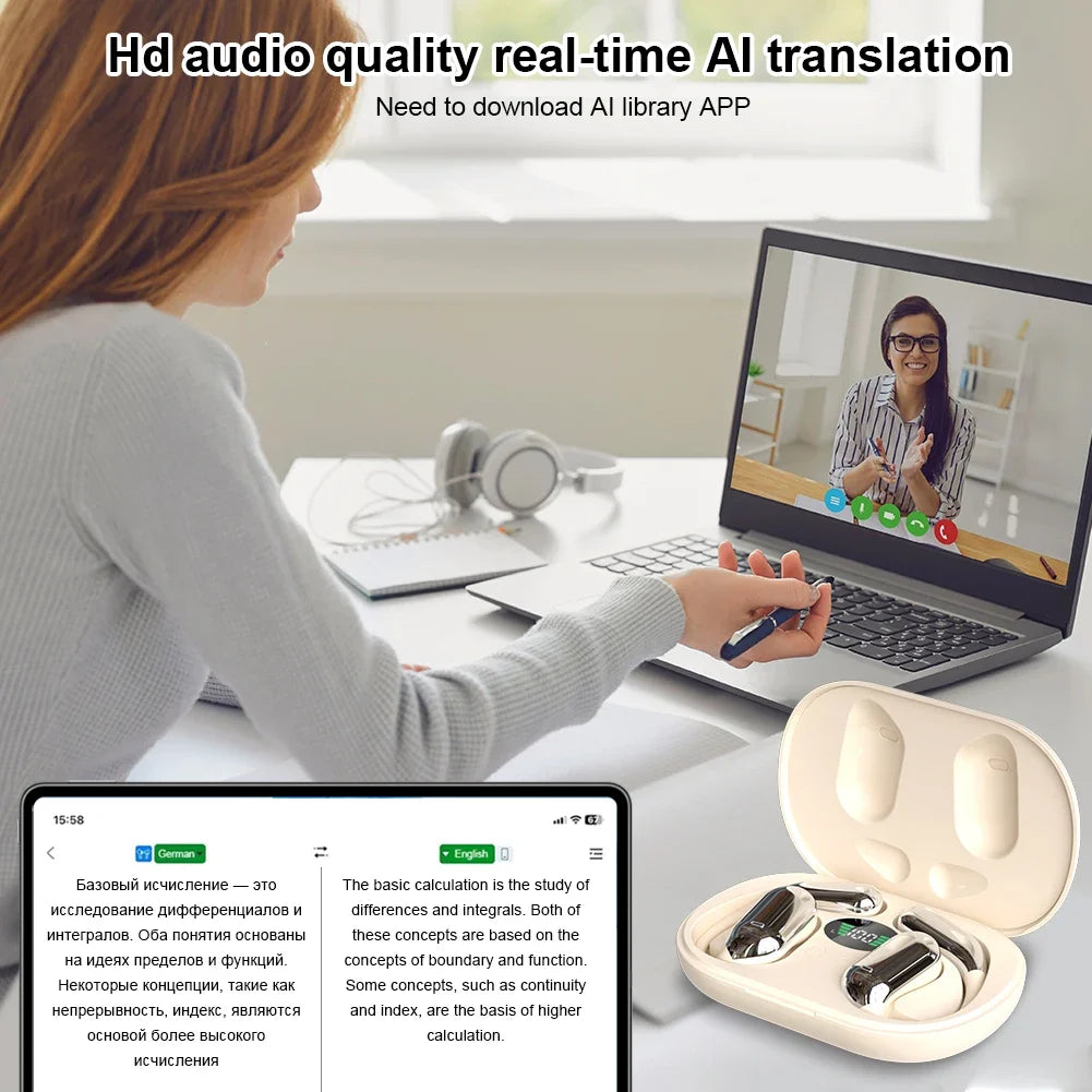 Écouteurs 3-en-1 allient traduction instantanée en 144 langues