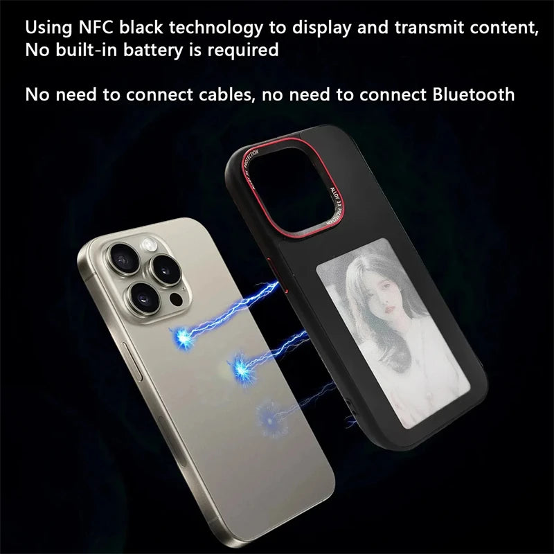 Coque iphone innovante dotée d’un écran E Ink 4 couleurs