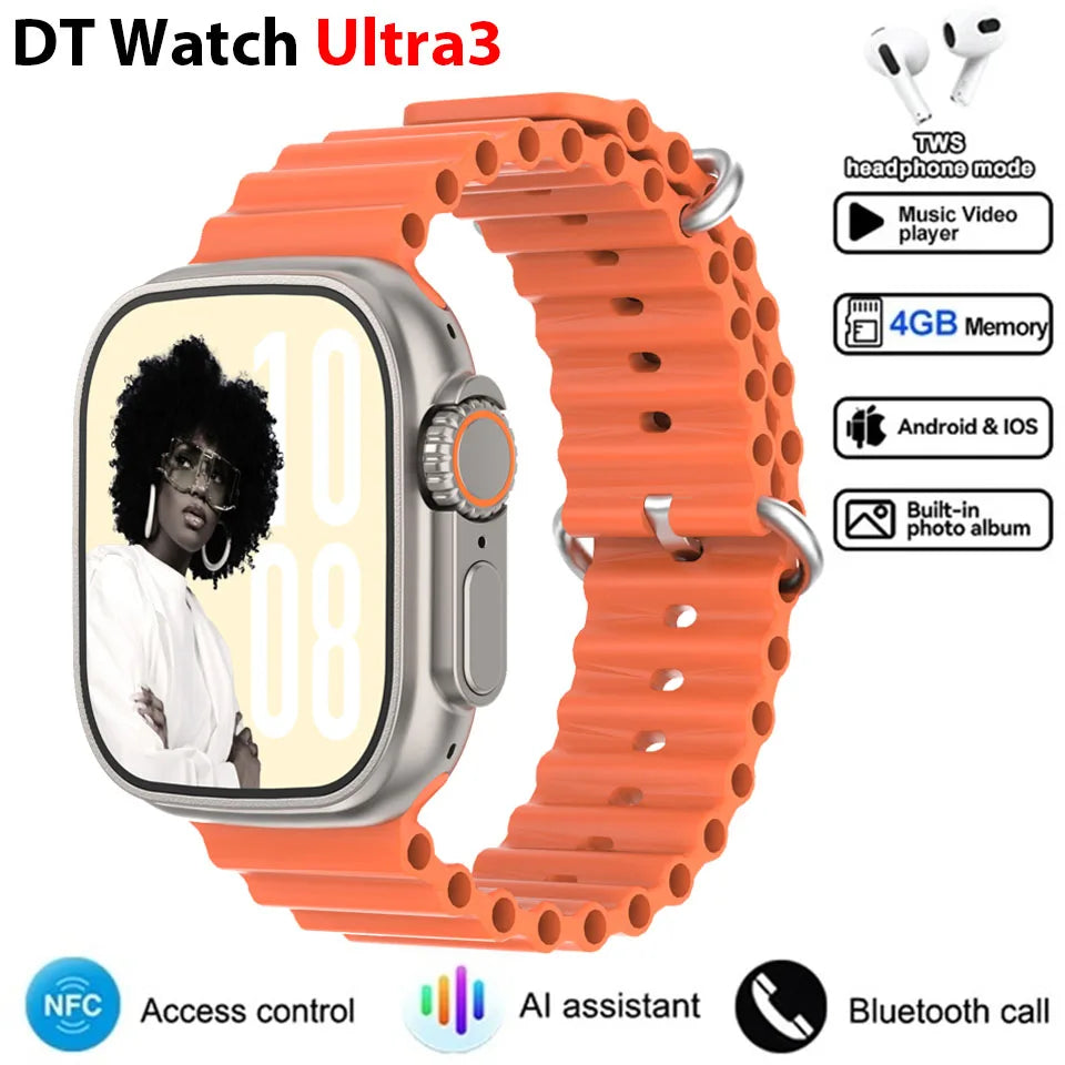 Montre intelligente complète DT Ultra 3