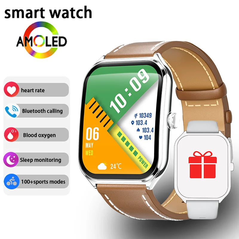 Montre connectée ultra-fine avec écran AMOLED 1,96" HD