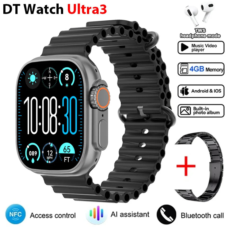 Montre intelligente complète DT Ultra 3