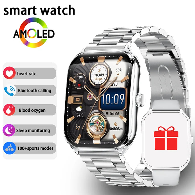 Montre connectée ultra-fine avec écran AMOLED 1,96" HD