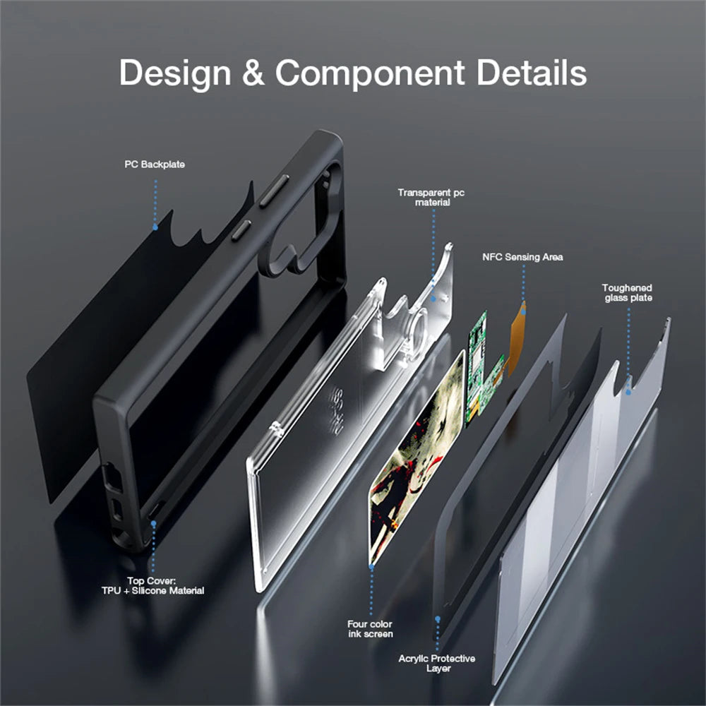 Coque iphone innovante dotée d’un écran E Ink 4 couleurs