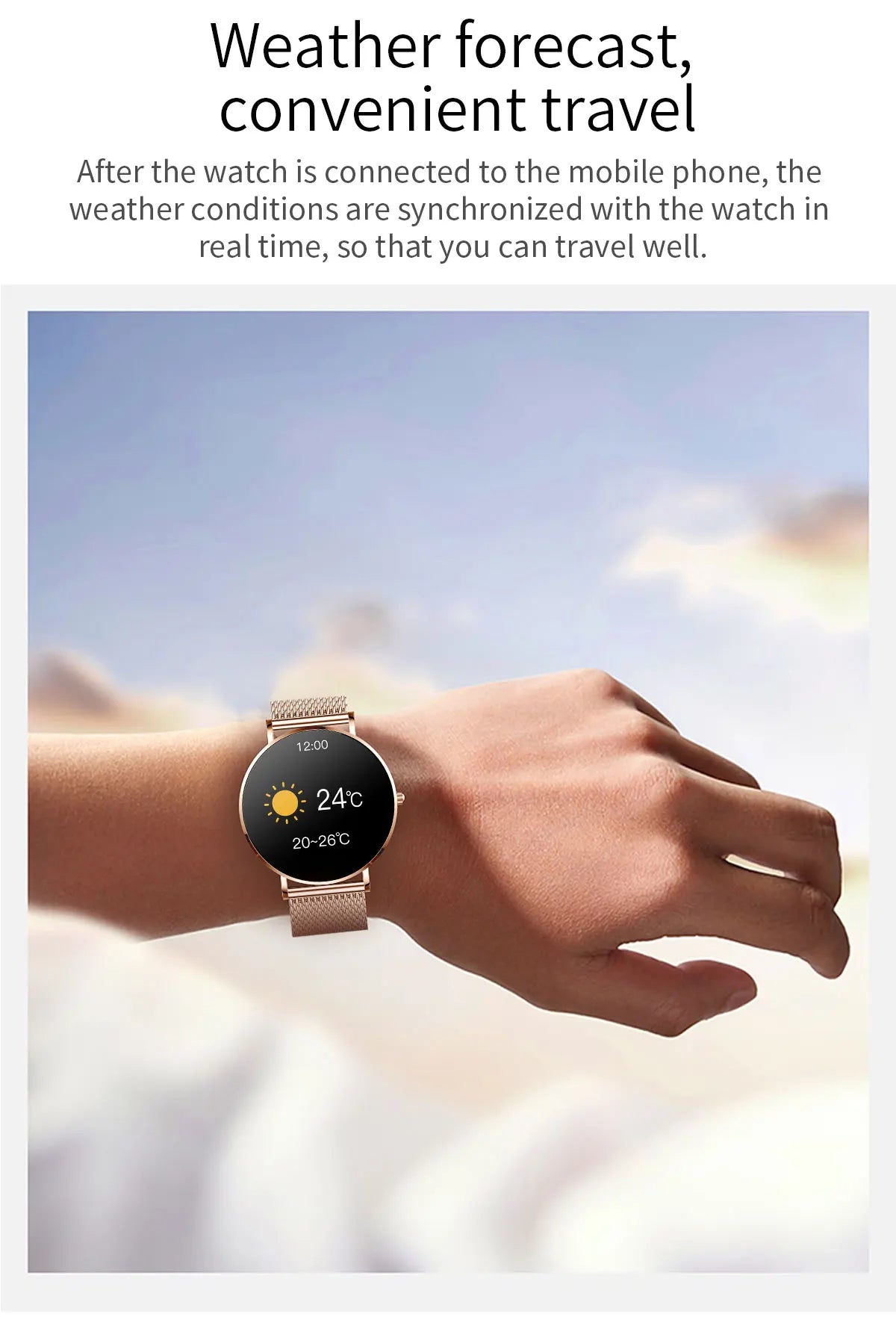 Montre connectée T8 pour femmes,