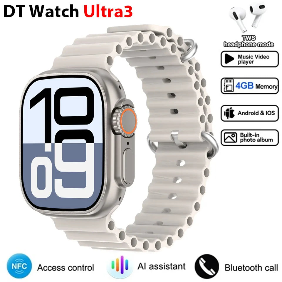 Montre intelligente complète DT Ultra 3
