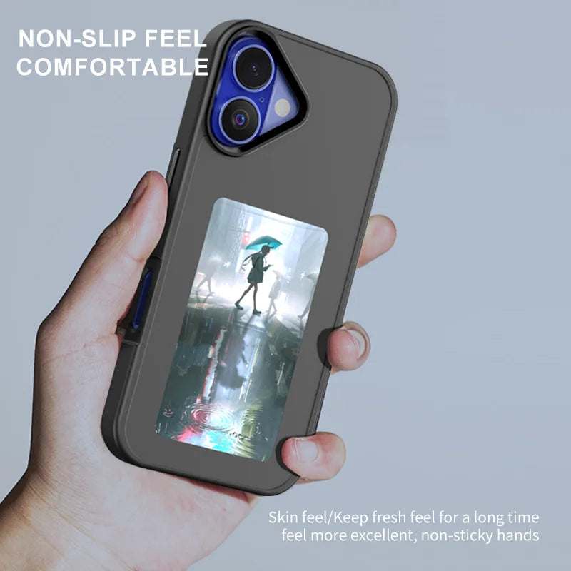 Coque iphone innovante dotée d’un écran E Ink 4 couleurs