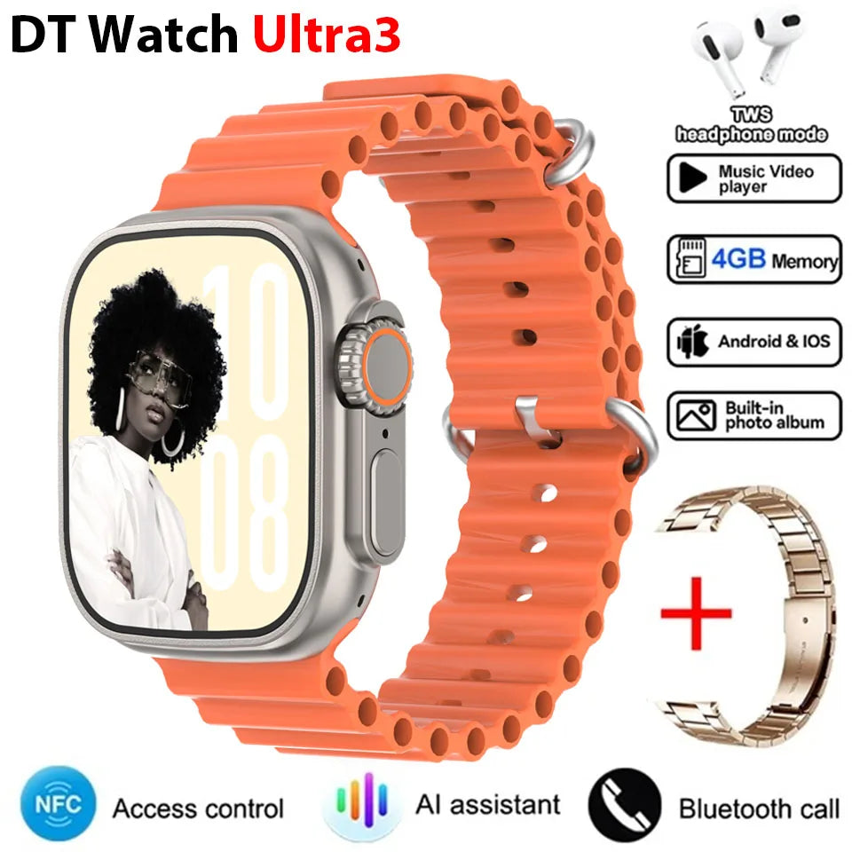 Montre intelligente complète DT Ultra 3