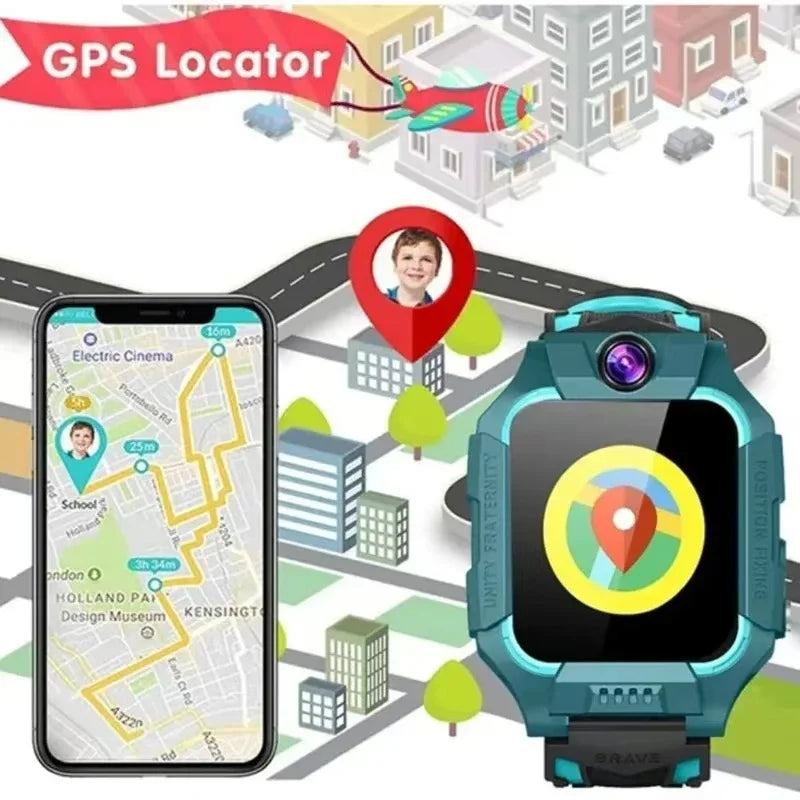 Montre connectée 4G pour enfants offre sécurité et tranquillité d'esprit avec localisation GPS
