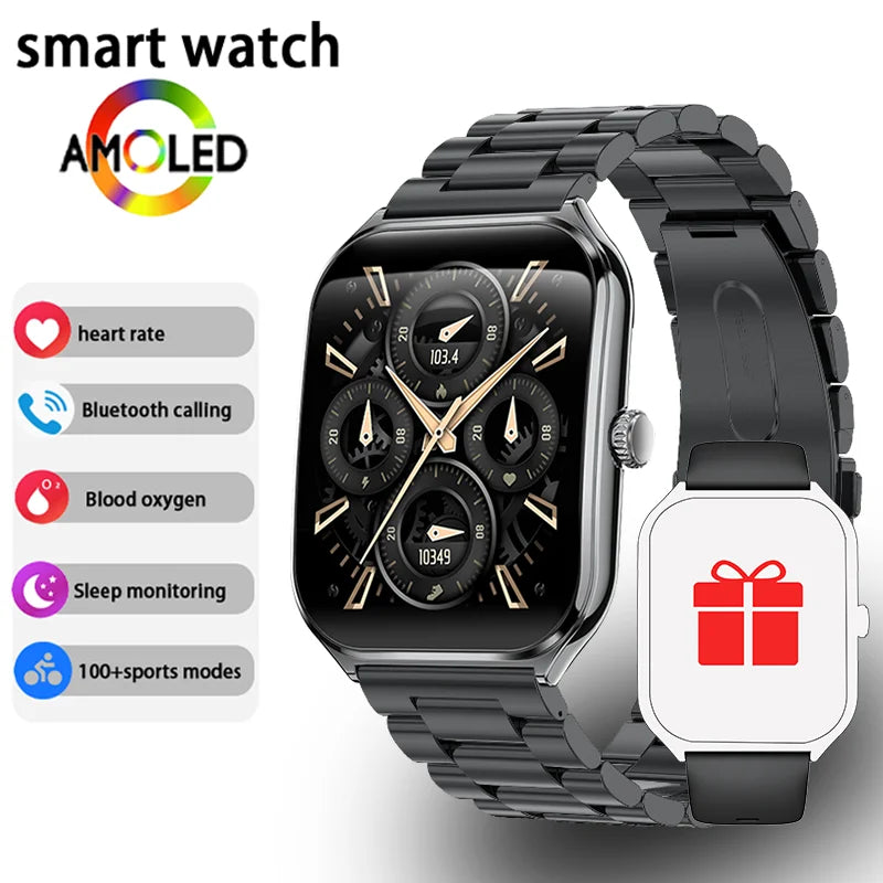 Montre connectée ultra-fine avec écran AMOLED 1,96" HD