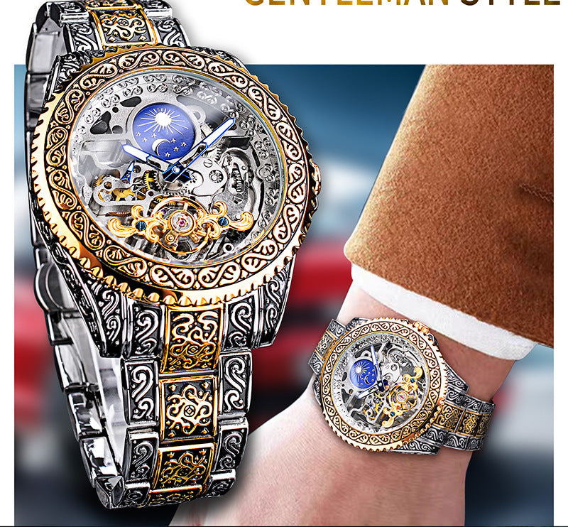 Montre mécanique de luxe pour homme