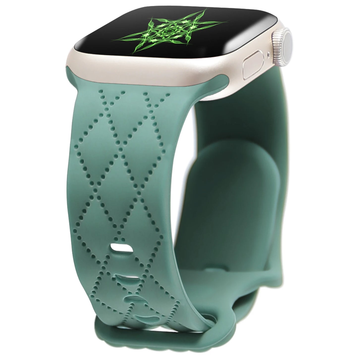 Bracelet en silicone pour Apple Watch. Disponible dans une variété de tailles et couleurs