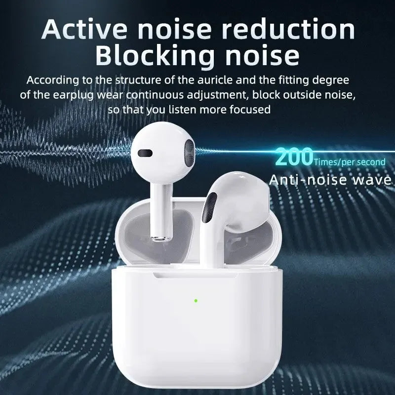 Air Pro 4 TWS Wireless Bluetooth Earphones Headphones Mini Earpone Headset For PC Android Apple iPhone Earbuds Accessories