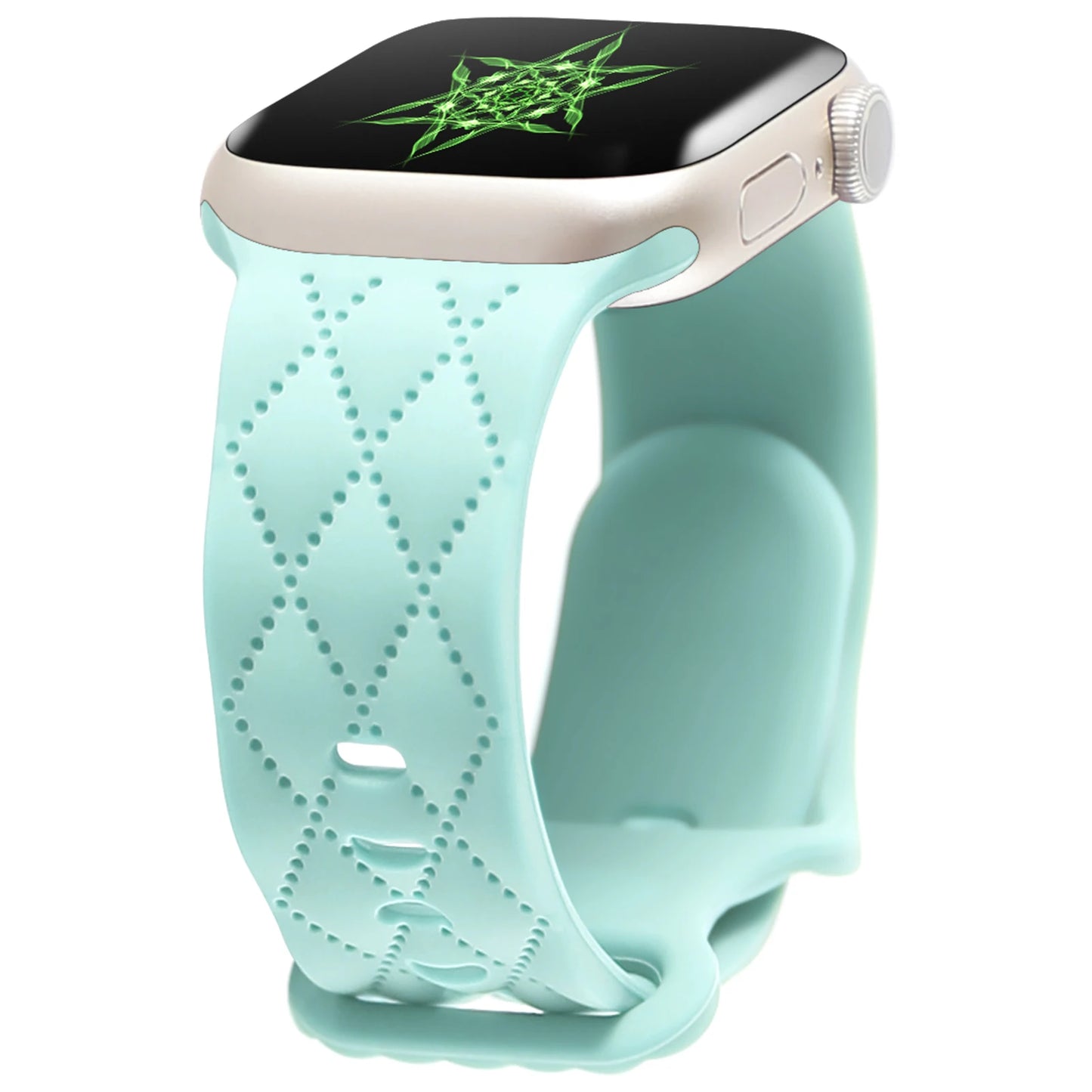 Bracelet en silicone pour Apple Watch. Disponible dans une variété de tailles et couleurs