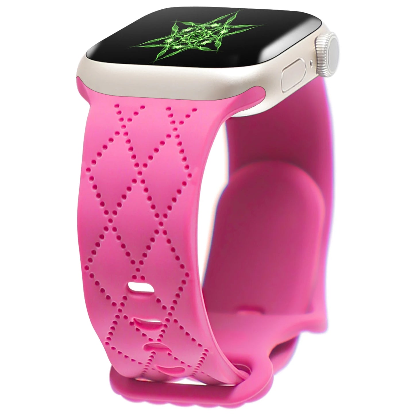 Bracelet en silicone pour Apple Watch. Disponible dans une variété de tailles et couleurs
