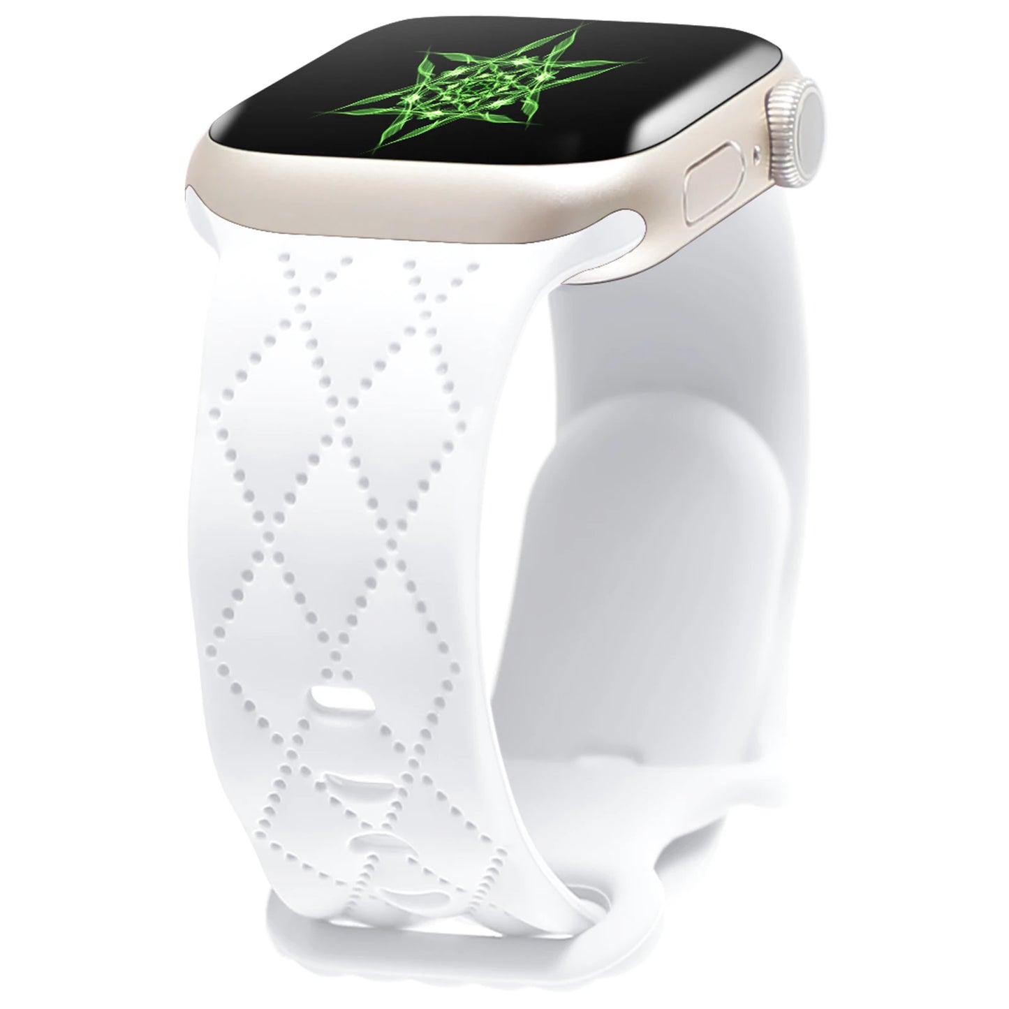 Bracelet en silicone pour Apple Watch. Disponible dans une variété de tailles et couleurs