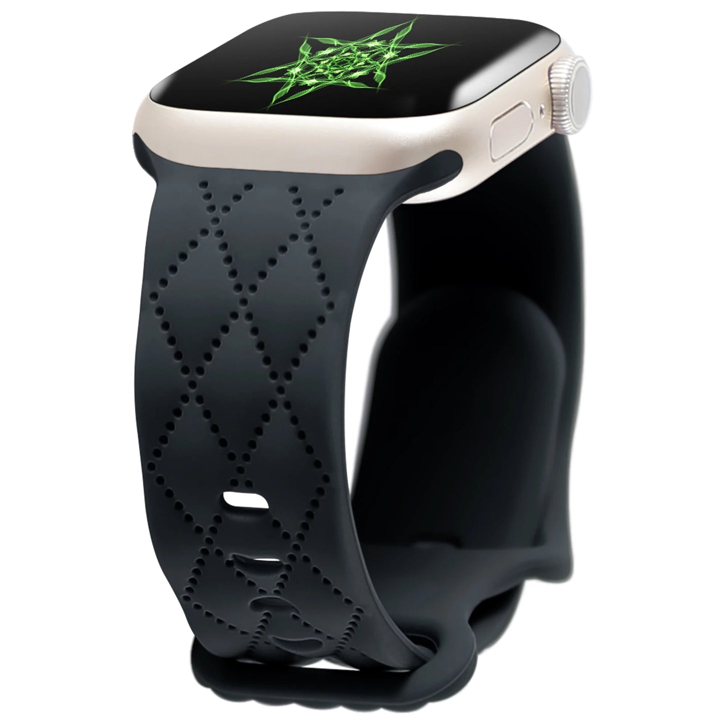 Bracelet en silicone pour Apple Watch. Disponible dans une variété de tailles et couleurs