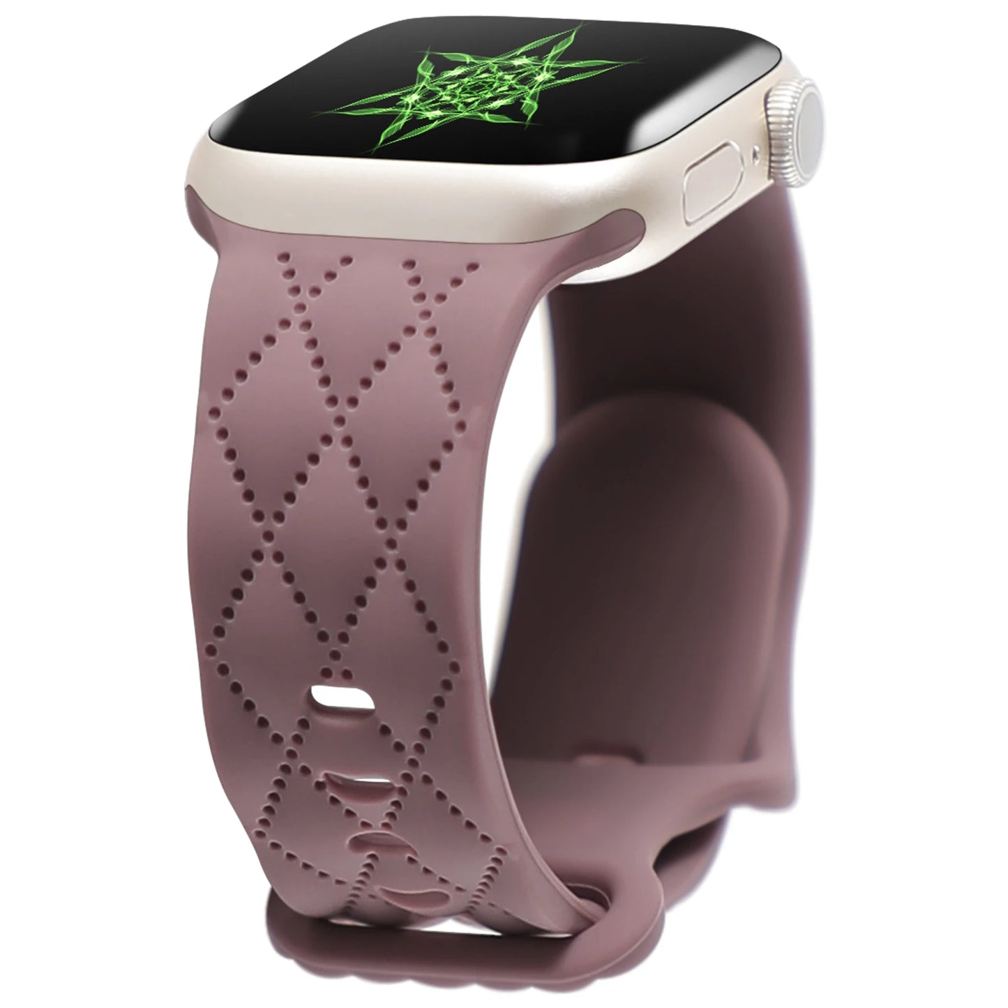 Bracelet en silicone pour Apple Watch. Disponible dans une variété de tailles et couleurs
