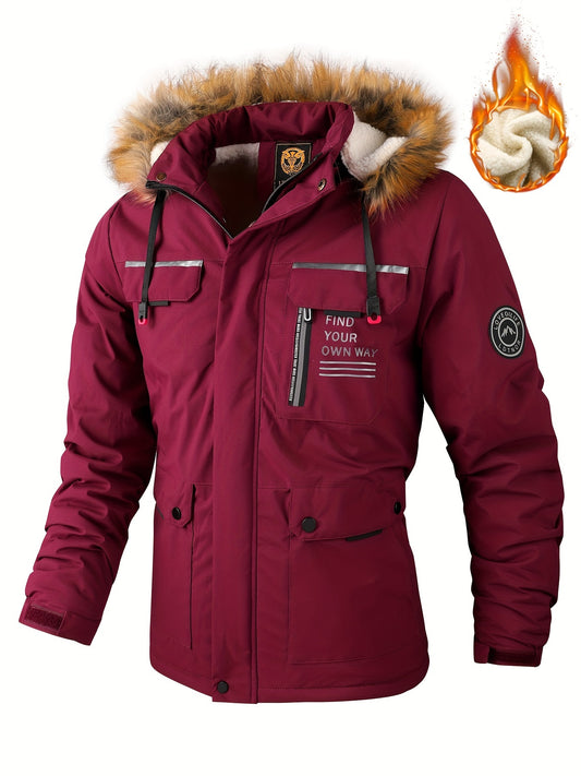 Veste coupe-vent d'hiver pour hommes