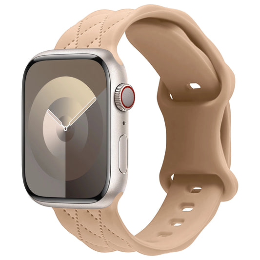 Bracelet en silicone pour Apple Watch. Disponible dans une variété de tailles et couleurs